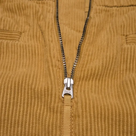 LOFT Tan A-Line Mini Skirt Work - Picture 5 of 8